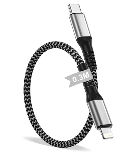 Usb lightning cable short - c,