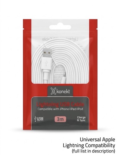 Apple lightning cable white - 3m,